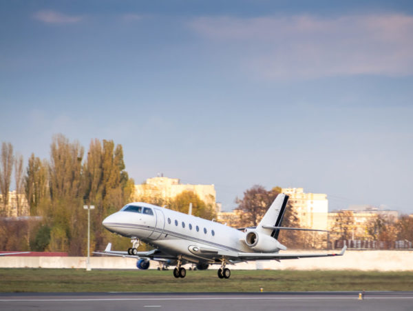 Business Jet Takeoff